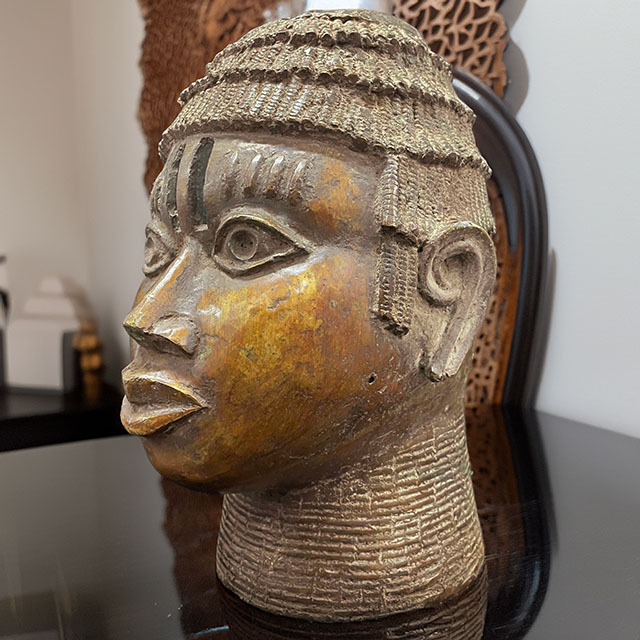 African Benin Royal Ile-Ife Bronze 67